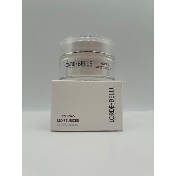 Lorde + Belle Hydra-V Moisturizer 2 fl oz Ceramide HA3 Beta-Glucan Face Cream - Picture 3 of 9